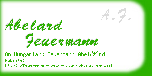 abelard feuermann business card